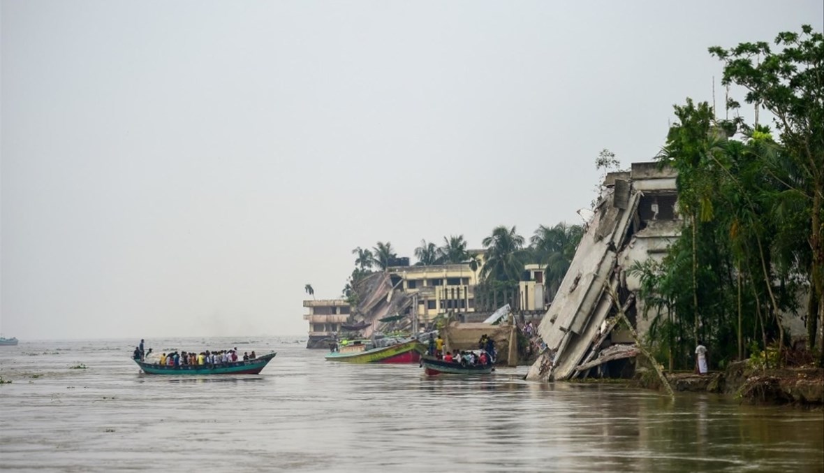 نهر بادما في بنغلادش (أرشيفية- أ ف ب).