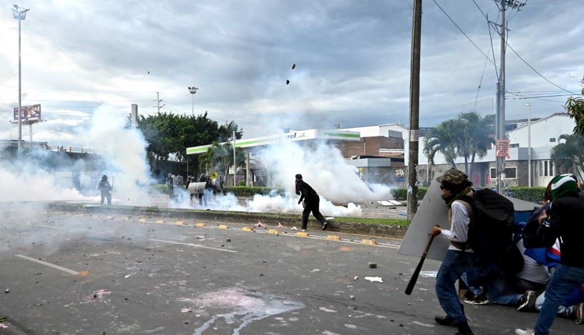 أعمال عنف في كولومبيا (أ ف ب).