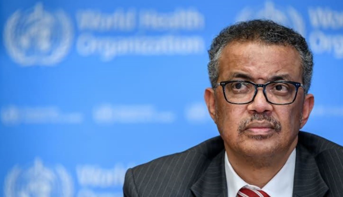 المدير العام لمنظمة الصحة العالمية (أ ف ب).