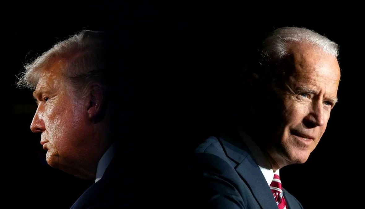 الرئيسان الأميركيان السابق والحالي دونالد ترامب وجو بايدن (أ ف ب).