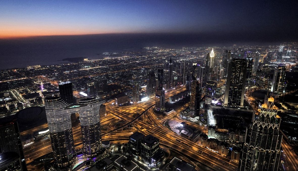 منظر لمدينة دبي من برج خليفة (9 ايار 2021، أ ف ب). 