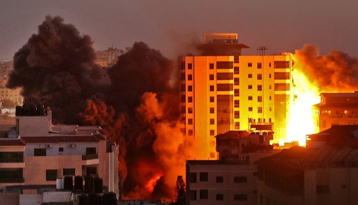 القصف في غزة (ا ف ب)