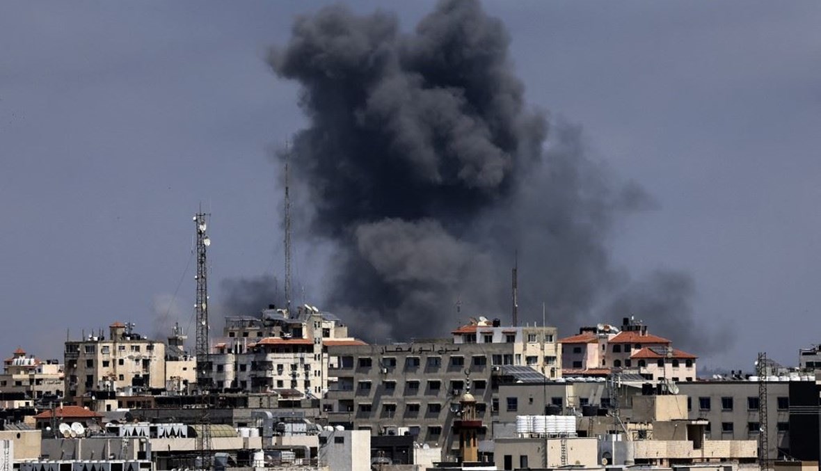 القصف الإسرائيلي على غزة (أ ف ب).