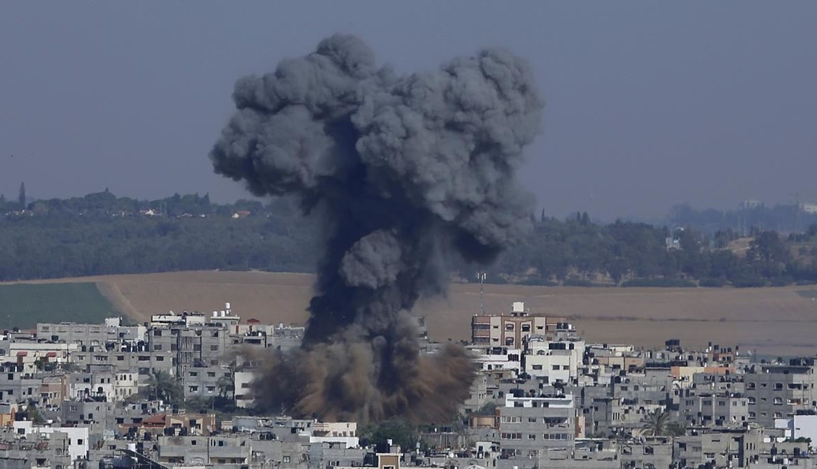 قصف إسرائيلي على غزة، 11 ايار 2021 - "أ ب"
