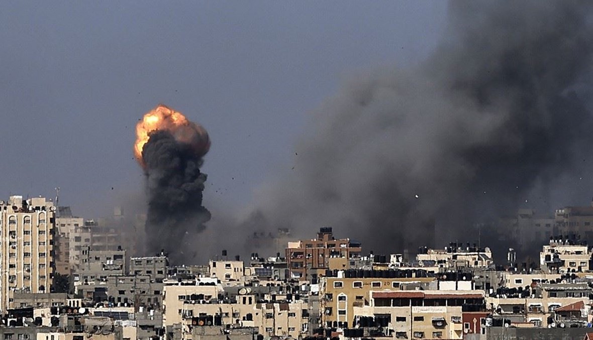 غارات إسرائيلية على غزة (أ ف ب).