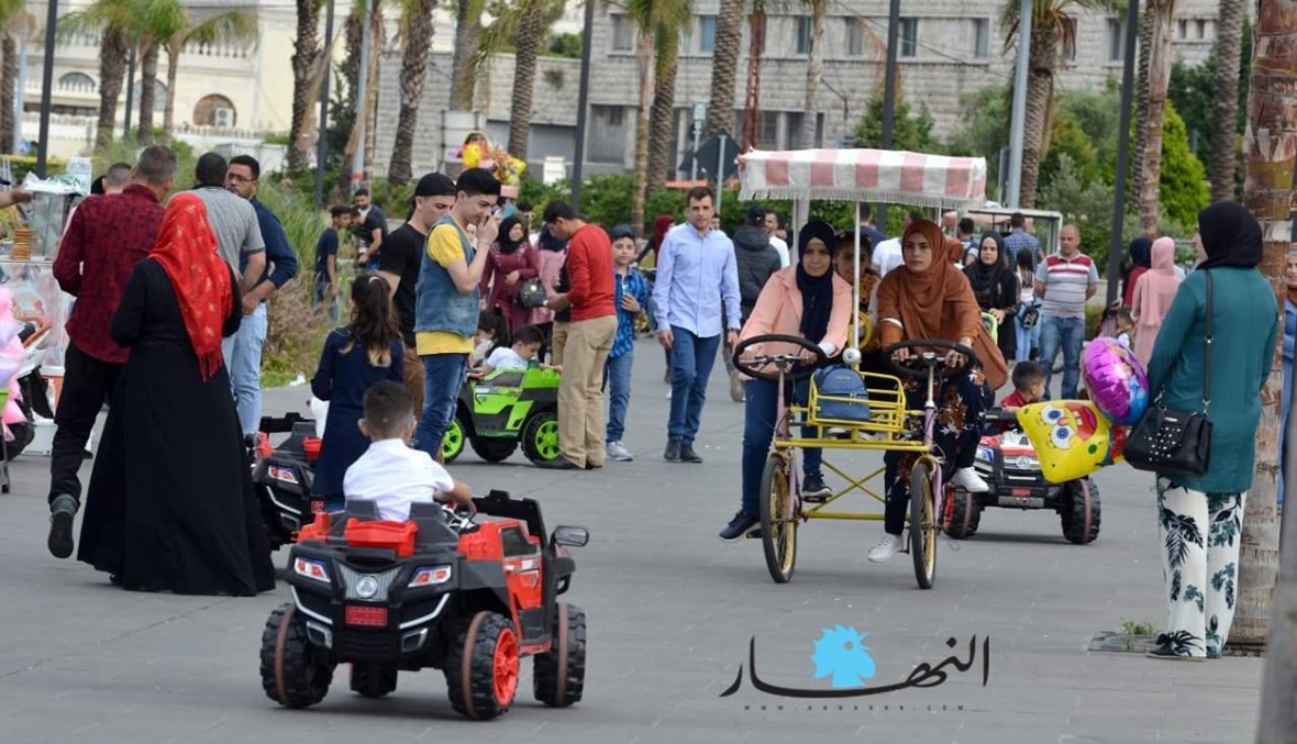 حركة في طرابلس خلال العيد في العام الماضي.
