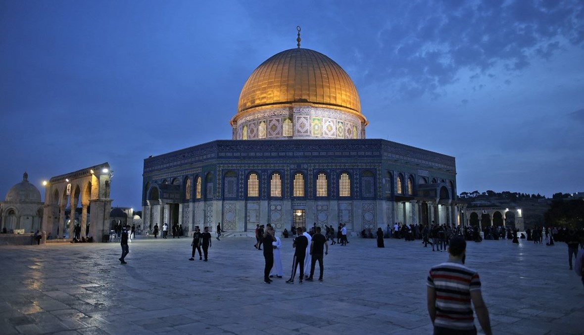 ساحة المسجد الأقصى في القدس (أ ف ب).