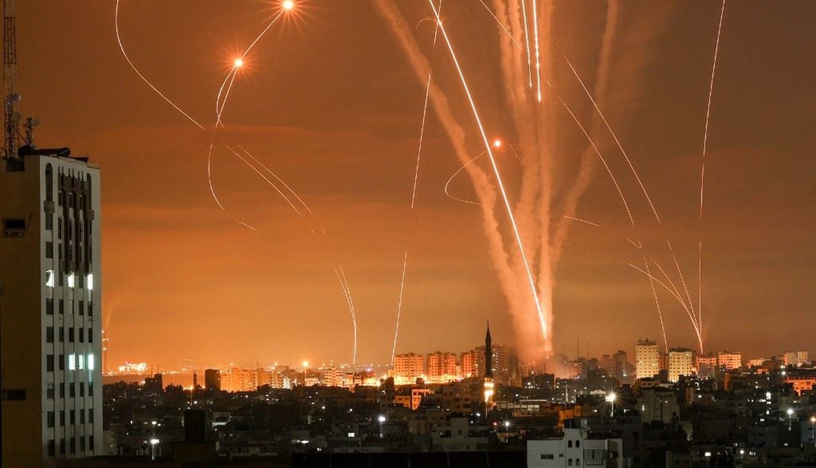 القصف الاسرائيلي على غزة (ا ف ب)