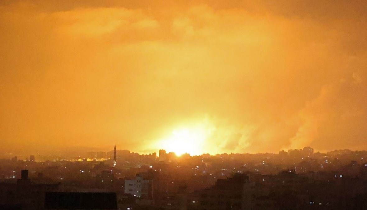 القصف مسنمر على غزة (ا ف ب)