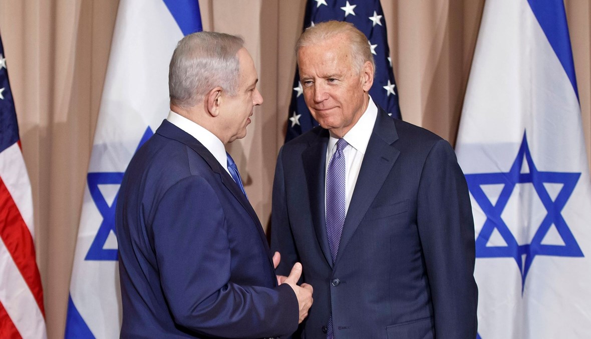 الرئيس الأميركي جو بايدن ورئيس الوزراء الإسرائيلي بنيامين نتنياهة (أرشيف) - "أ ب"