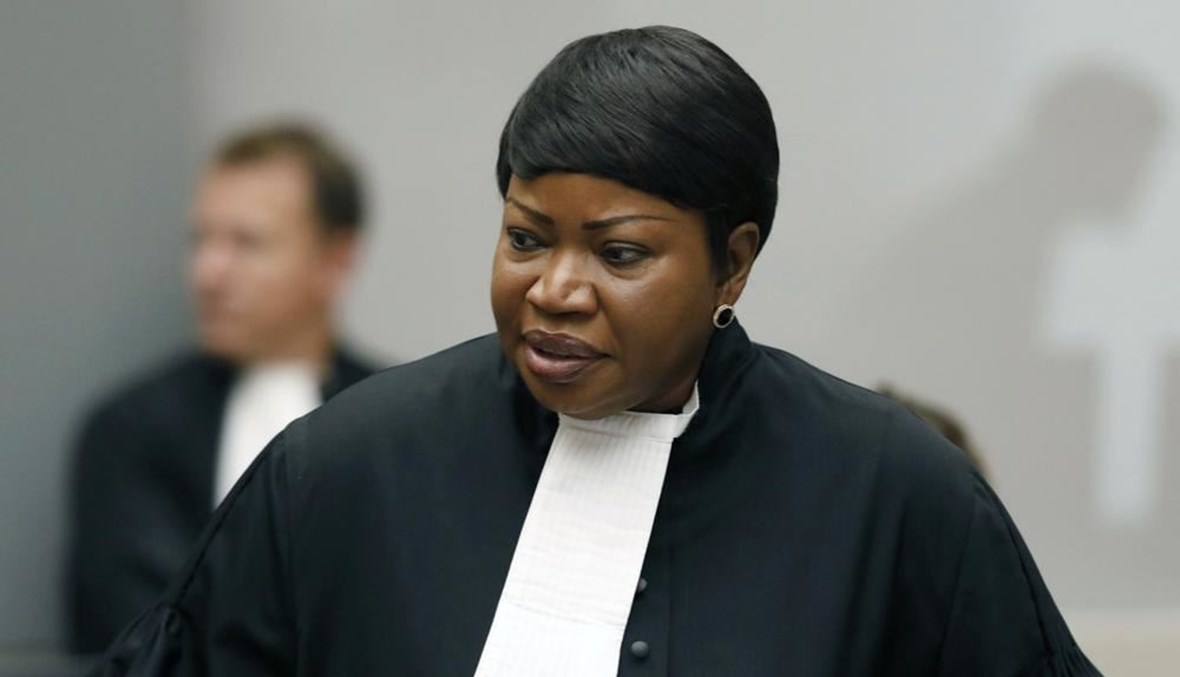 المدعية العامة فاتو بنسودا في المحكمة الجنائية الدولية في لاهاي   بهولندا (28 آب 2018، أ ب).