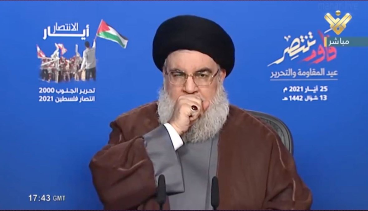 الأمين العام لـ"حزب الله"  السيد حسن نصرالله 