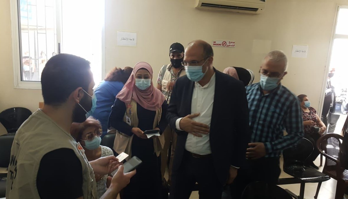 وزير الصحة في مستشفى الياس الهراوي الحكومي.