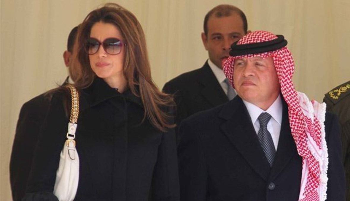 العاهل الأردني وزوجته