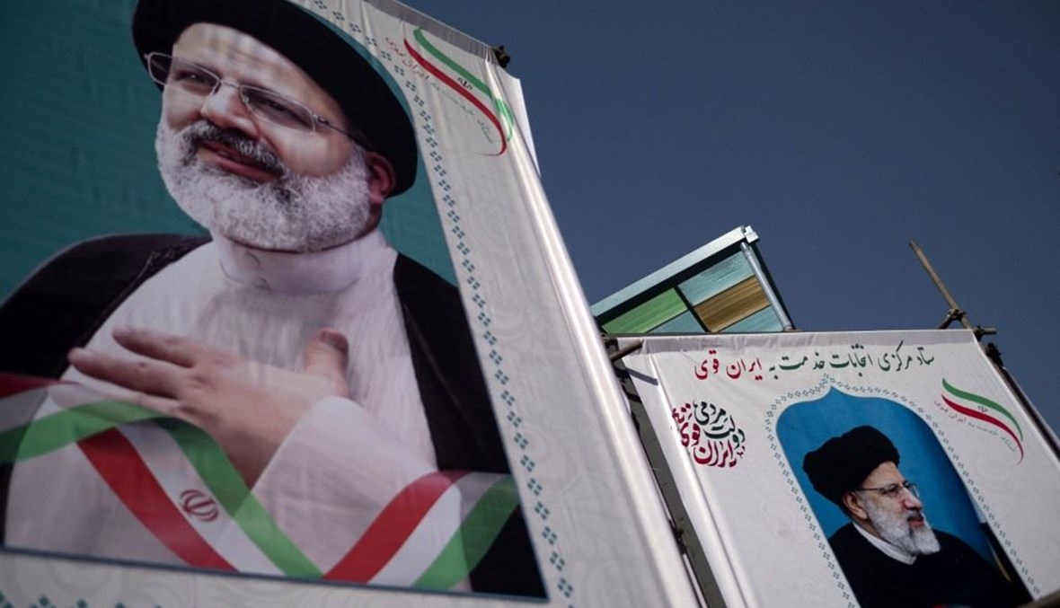 المرشح الأوفر حظّاً للانتخابات الرئاسية الإيرانية إبراهيم رئيسي (أ ف ب).