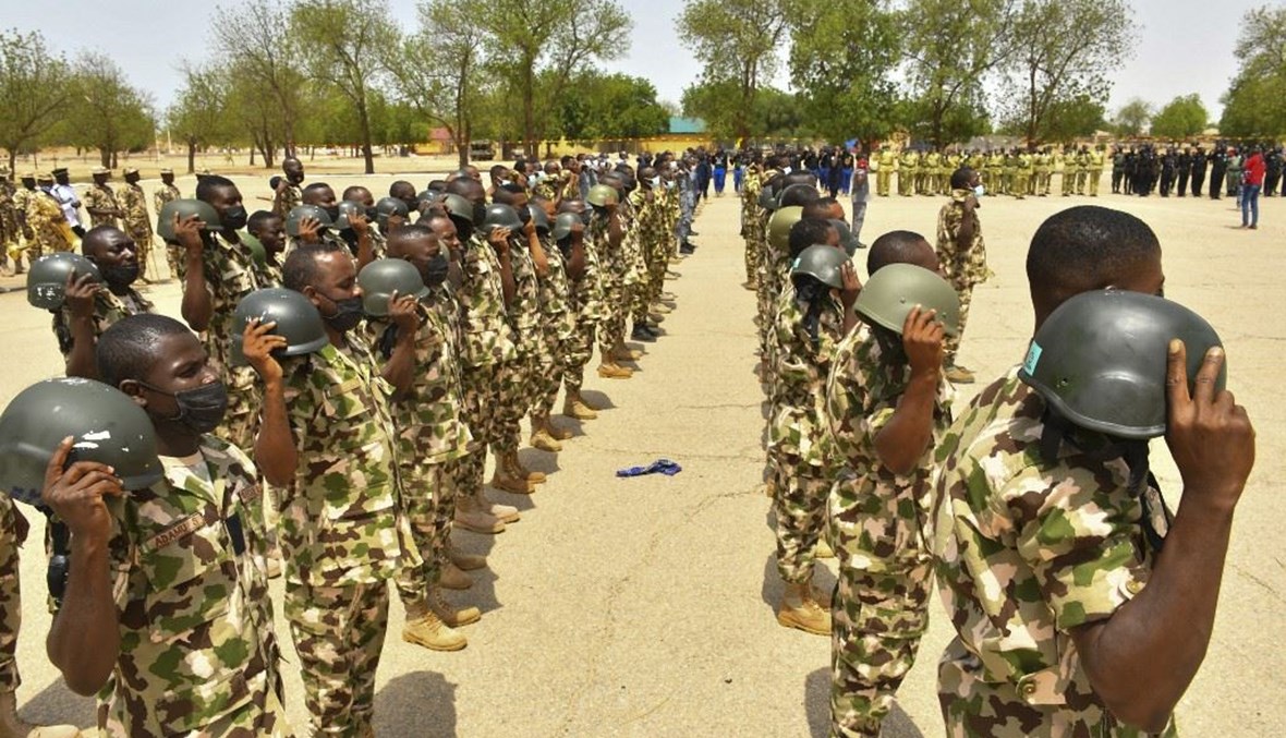 القوات النيجيرية (أ ف ب). 