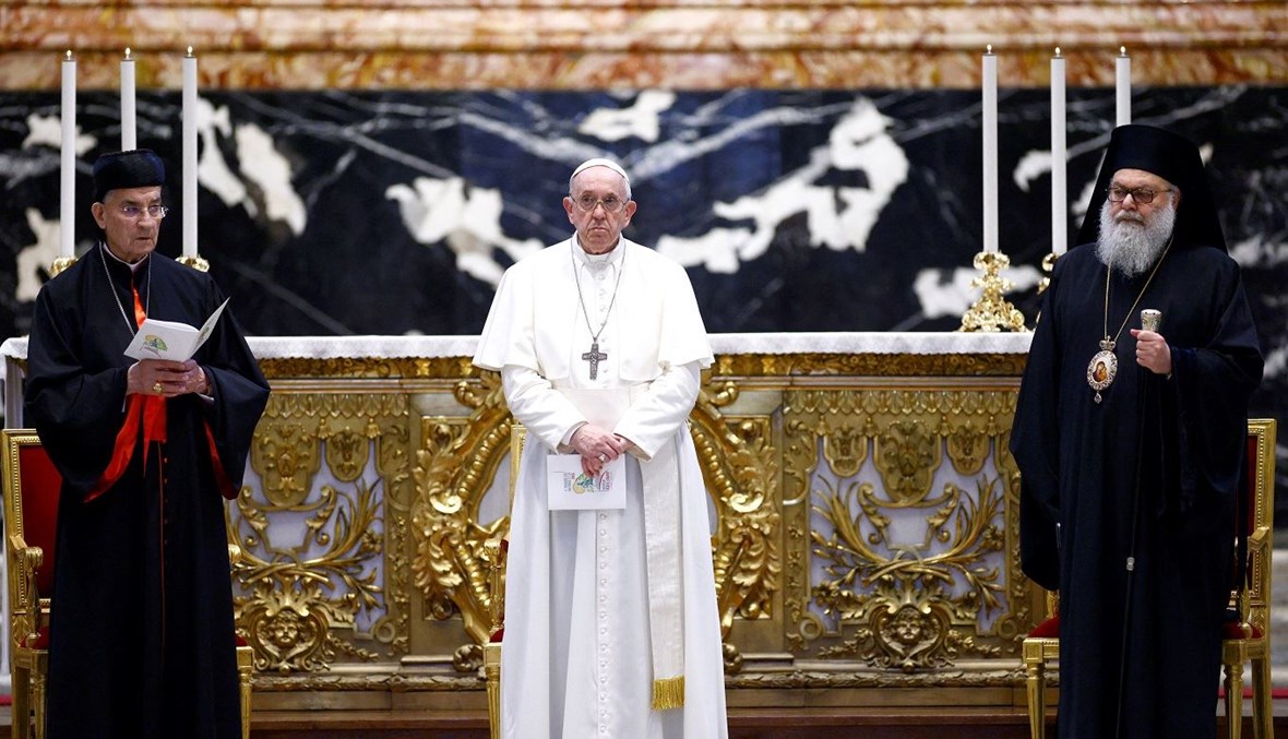 البابا يتوّج الإدانة العالمية لمسؤولي لبنان (تعبيرية - أ ف ب)