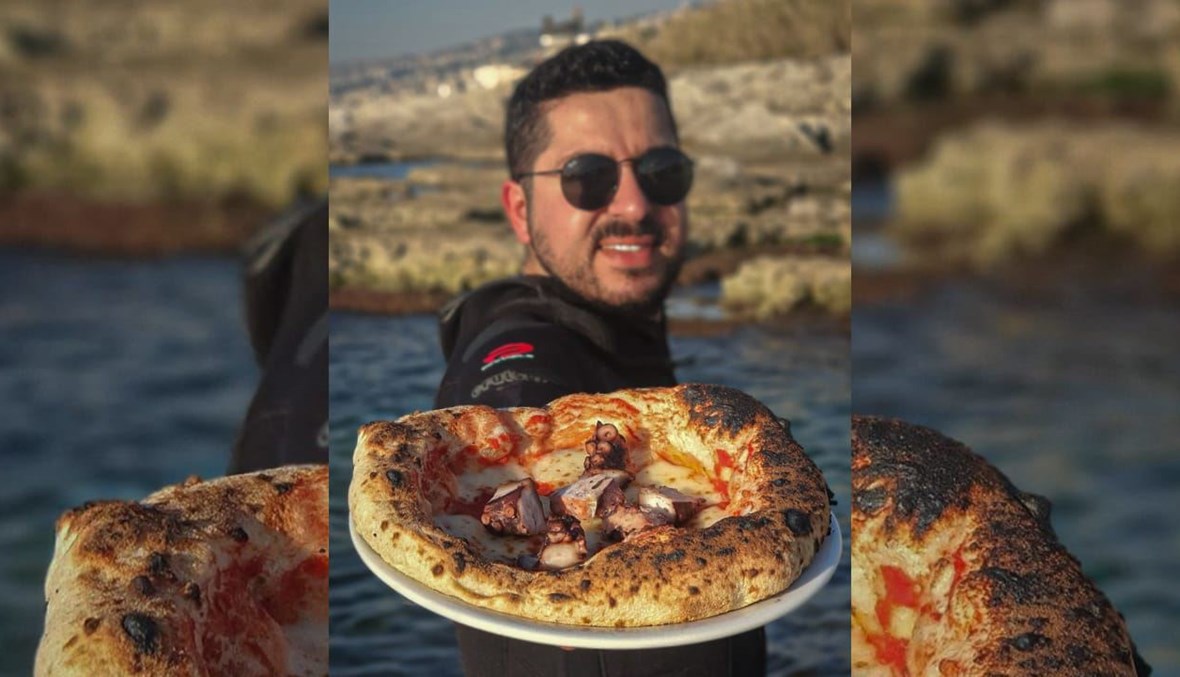 بيتزا "نابولي" الإيطالية بأنامل لبنانية.