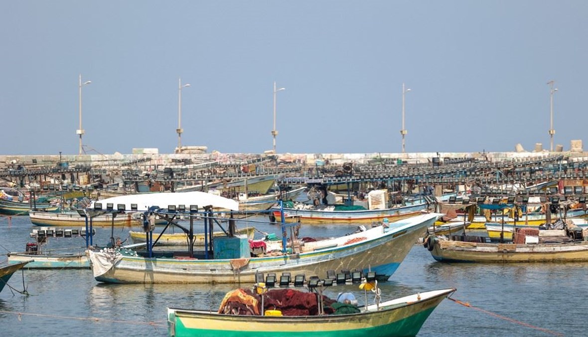 ميناء لصيادي السمك في غزة (ا ف ب)