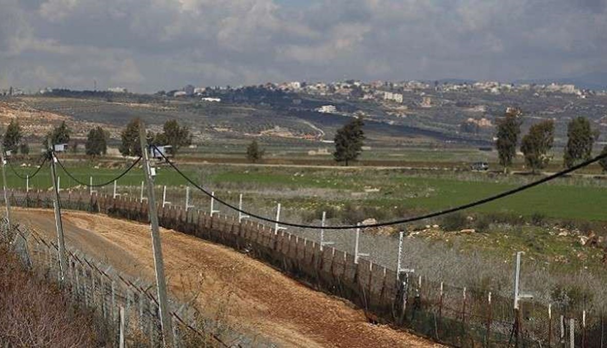 الحدود اللبنانية - الفلسطينية.