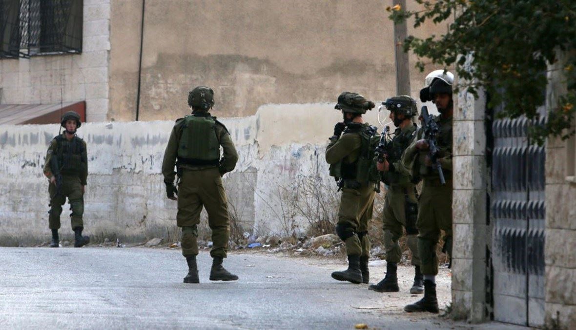 الشرطة الإسرائيلية في الضفة الغربية (أ ف ب).
