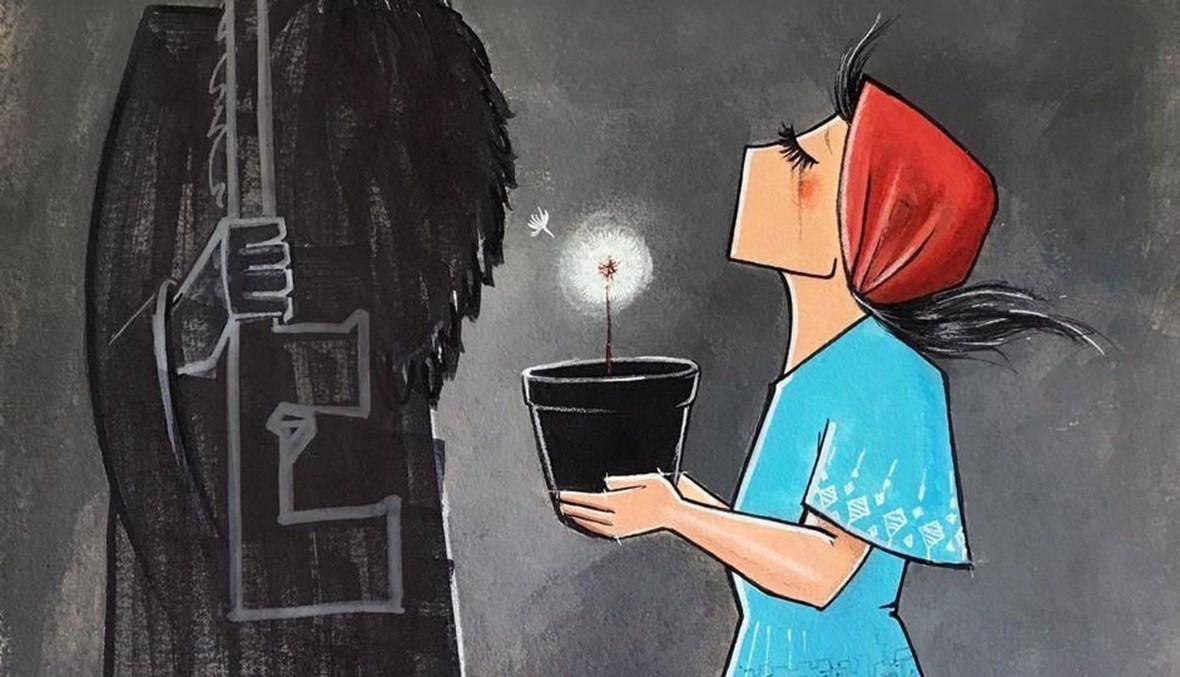 الرسّامة الأفغانيّة شمسيّة حسّاني تحمل في يدها شمعةَ تمرّد وتعزف لحن الحرّيّة