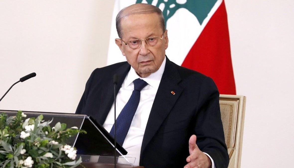 رئيس الجمهورية اللبنانية ميشال عون.