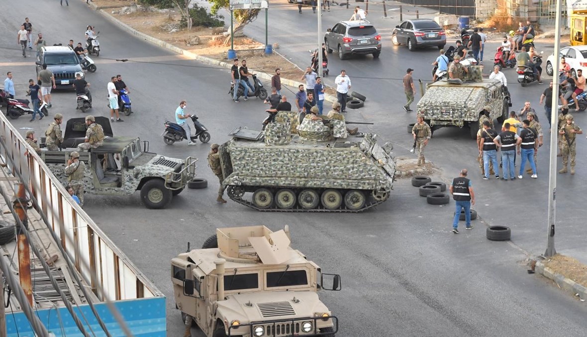 انتشار للجيش في الأوزاعي خلال أحداث خلدة (نبيل اسماعيل).