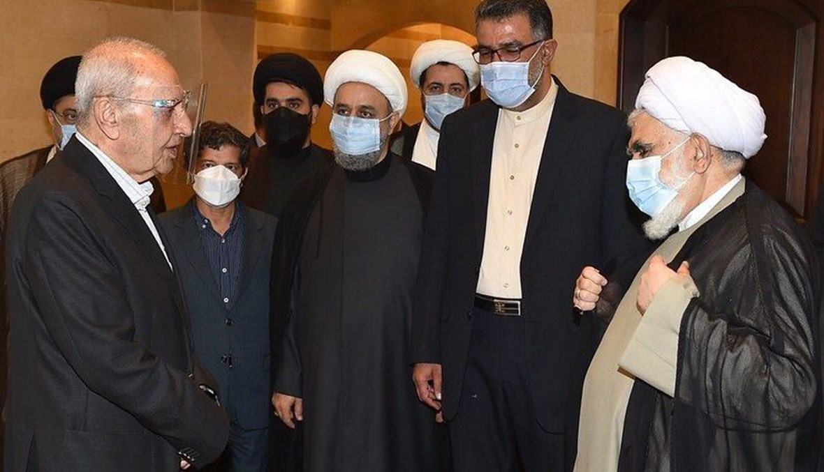 من لقاءات الرئيس نبيه بري مع الوفد الإيراني.