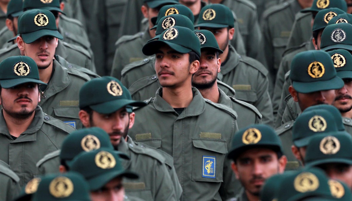 عناصر من الحرس الثوري الإيراني (أ ب).