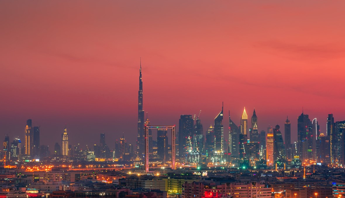 منظر من دبي في الامارات (المكتب الإعلامي لحكومة دبي). 