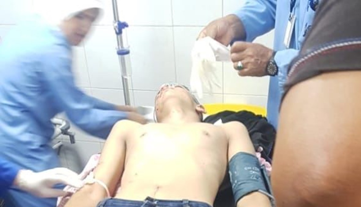 الشاب المصاب جرّاء الإشكال في طرابلس.
