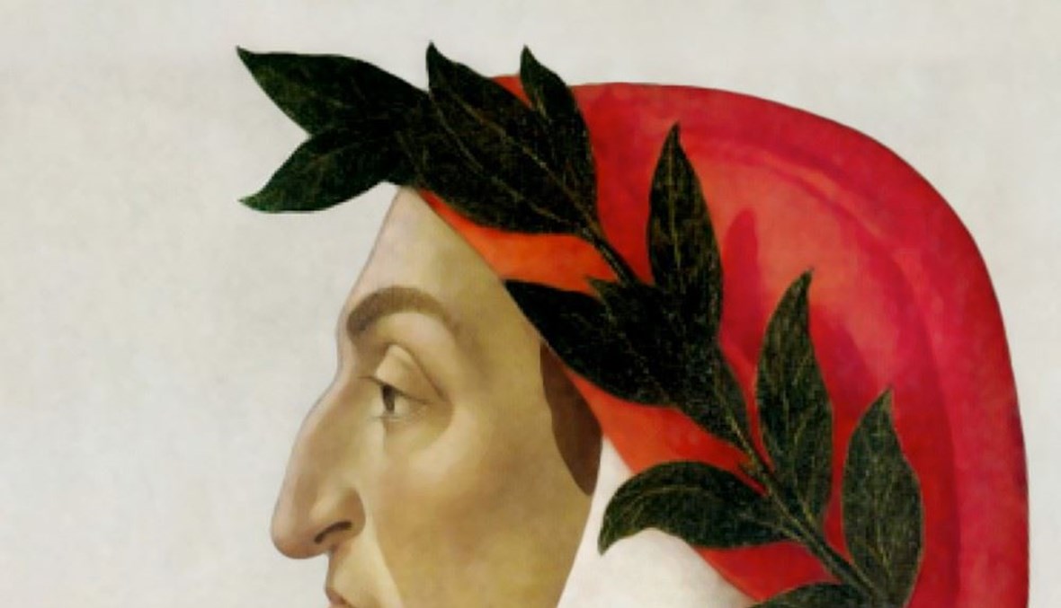 "دانتي أليغييري"- لوحة للرسام الإيطالي ساندرو بوتيتشيلي (1495). 