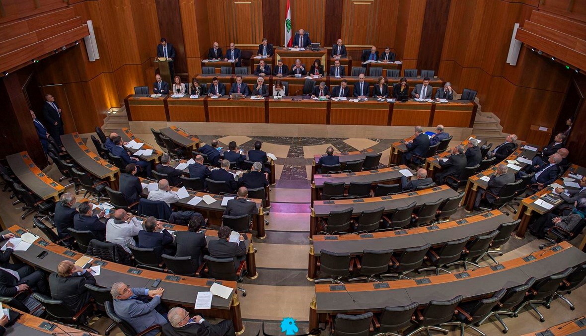 مجلس النواب مجتمعاً خلال جلسة منح الثقة لحكومة الرئيس حسان دياب (أرشيفية- نبيل إسماعيل).