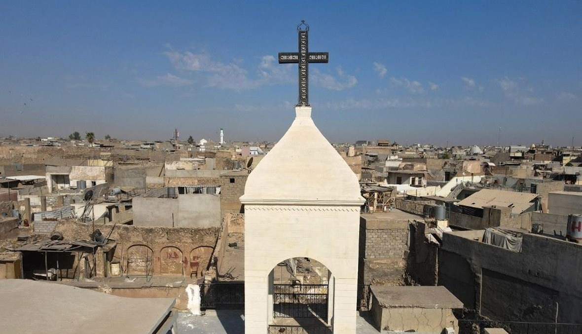  كنيسة مار توما السريانية في الموصل، 18 أيلول 2021 (تعبيرية- أ ف ب).