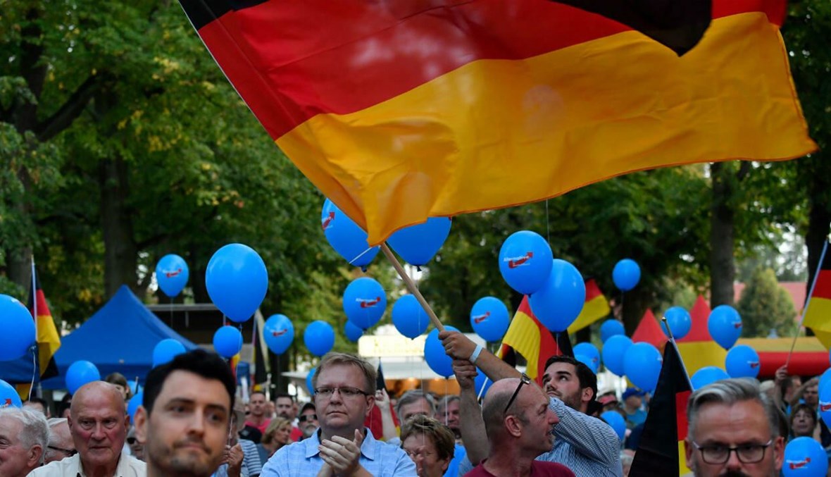 مناصرون لحزب "البديل لأجل ألمانيا" في إحدى الحملات الانتخابية، (أرشيف) - "أ ف ب"