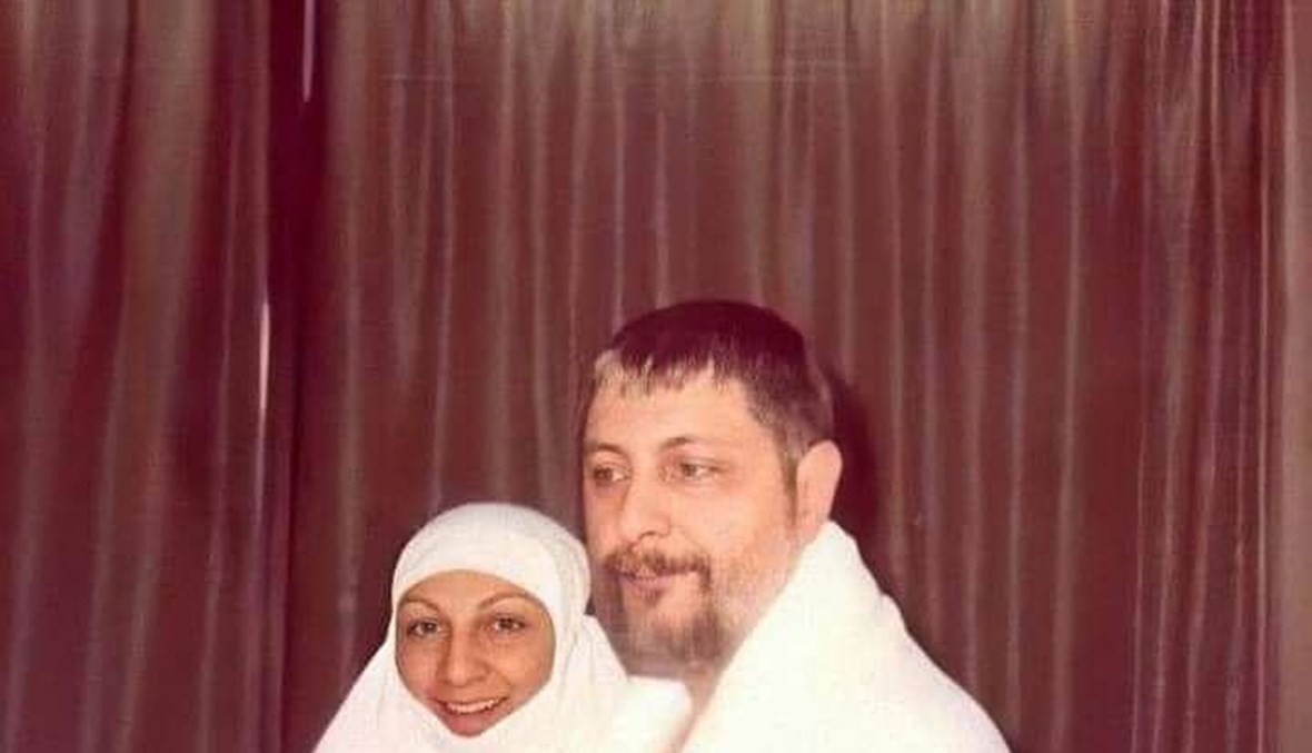 السيد موسى الصدر وزوجته.