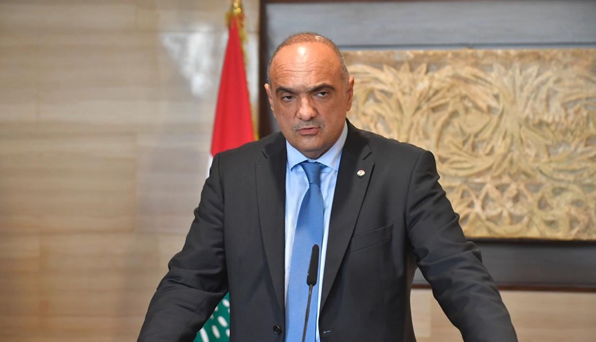 رئيس الوزراء الاردني بشر الخصاونة متحدثاً أمس في بيروت.