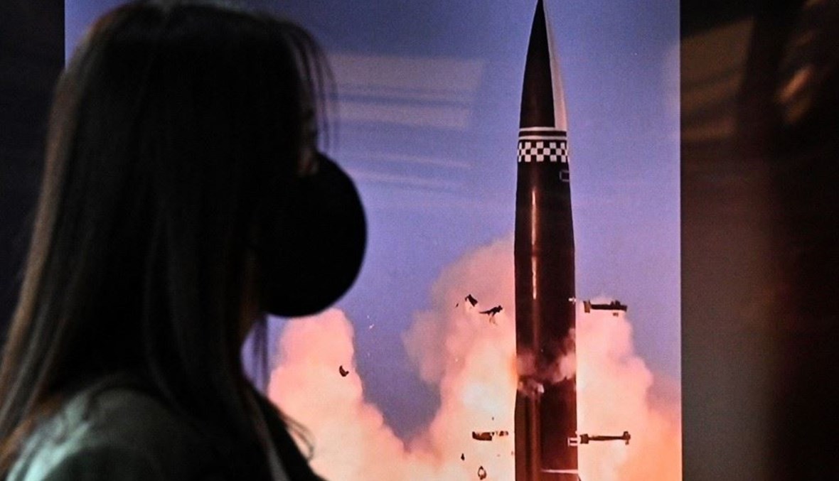 مشاهد لإطلاق كوريا الشمالية صاروخاً غير محدّد (أ ف ب).
