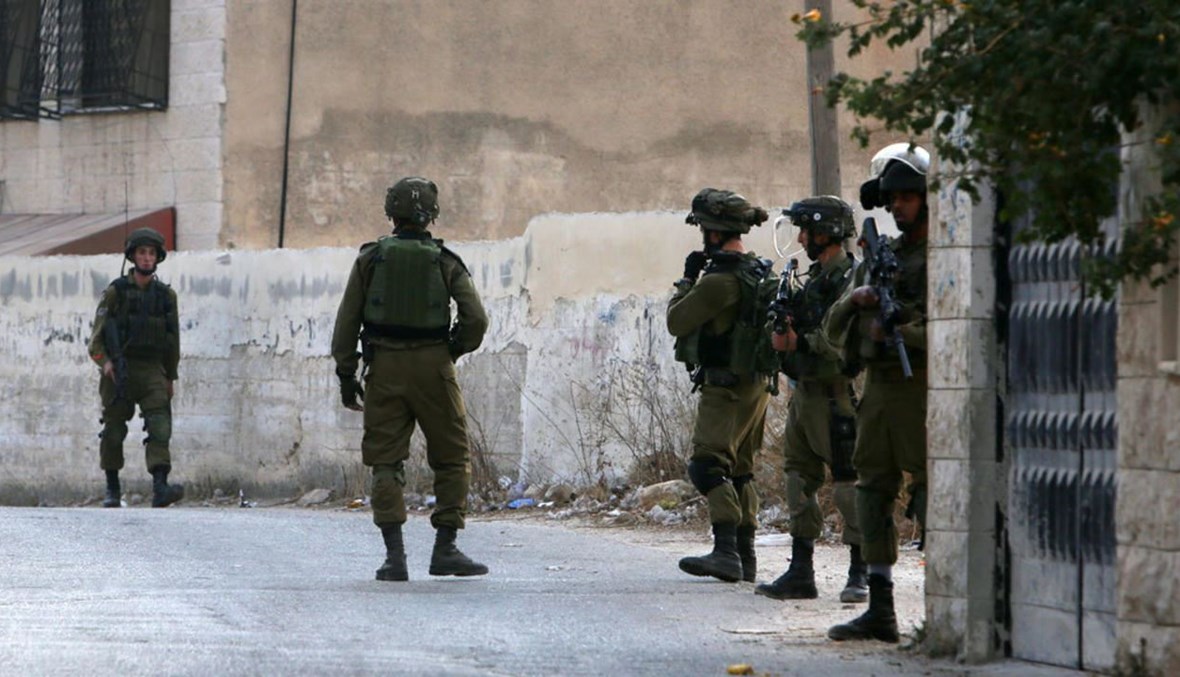 عناصر من الشرطة الإسرائيلية في الضفة الغربية (أ ف ب).