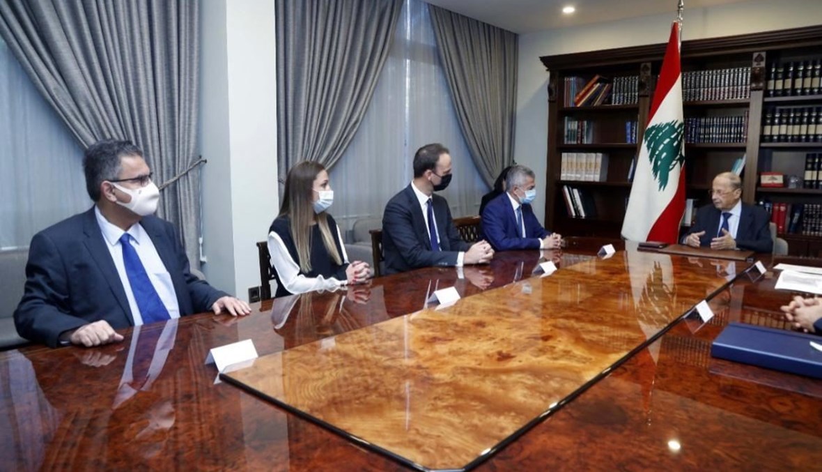 الرئيس ميشال عون التقى في حضور وزير المال المدير العام لشركة "ألفاريز ومارسال".