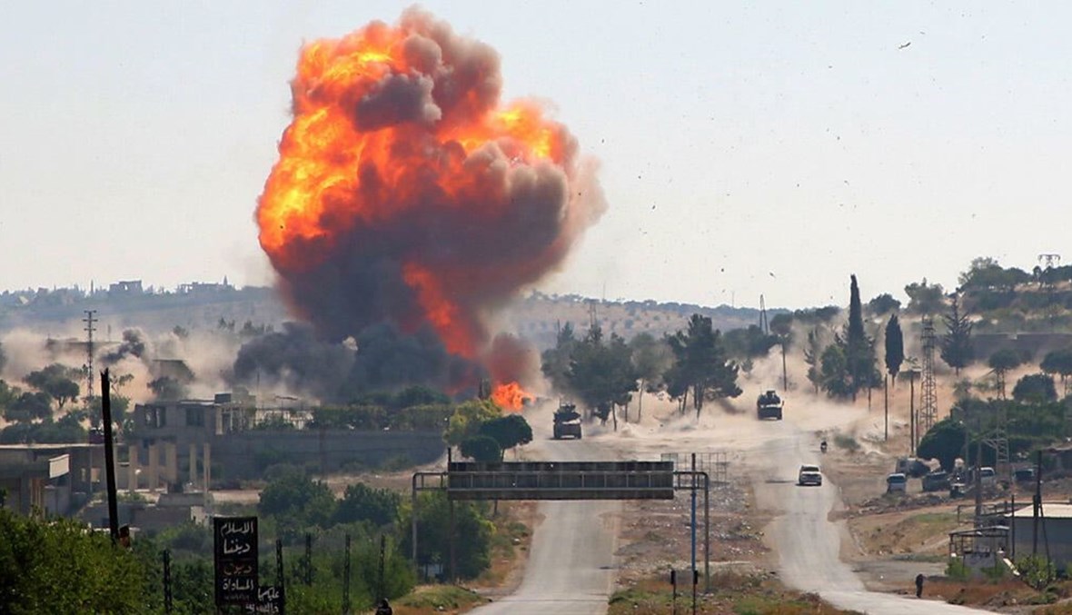 انفجار داخل مستودع ذخيرة في حماة (وكالة "سانا").