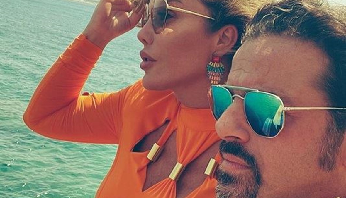 صورة "علنية" تجمع صادق الصبّاح بنيكول سابا ويوسف الخال
