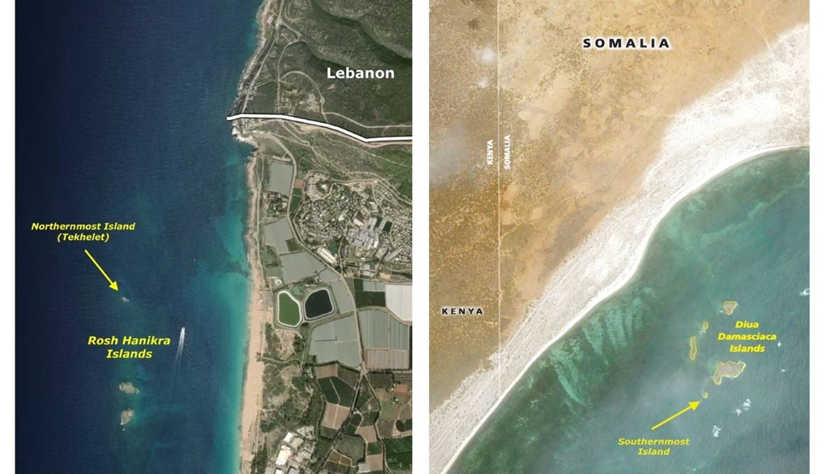 بين لبنان والصومال.