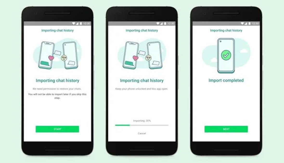 "واتساب" يتيح نقل البيانات من "iOS" إلى أجهزة "بيكسيل"