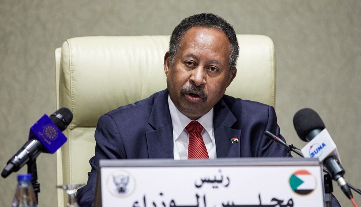 رئيس الحكومة السوداني المُقال حمدوك (أ ف ب).
