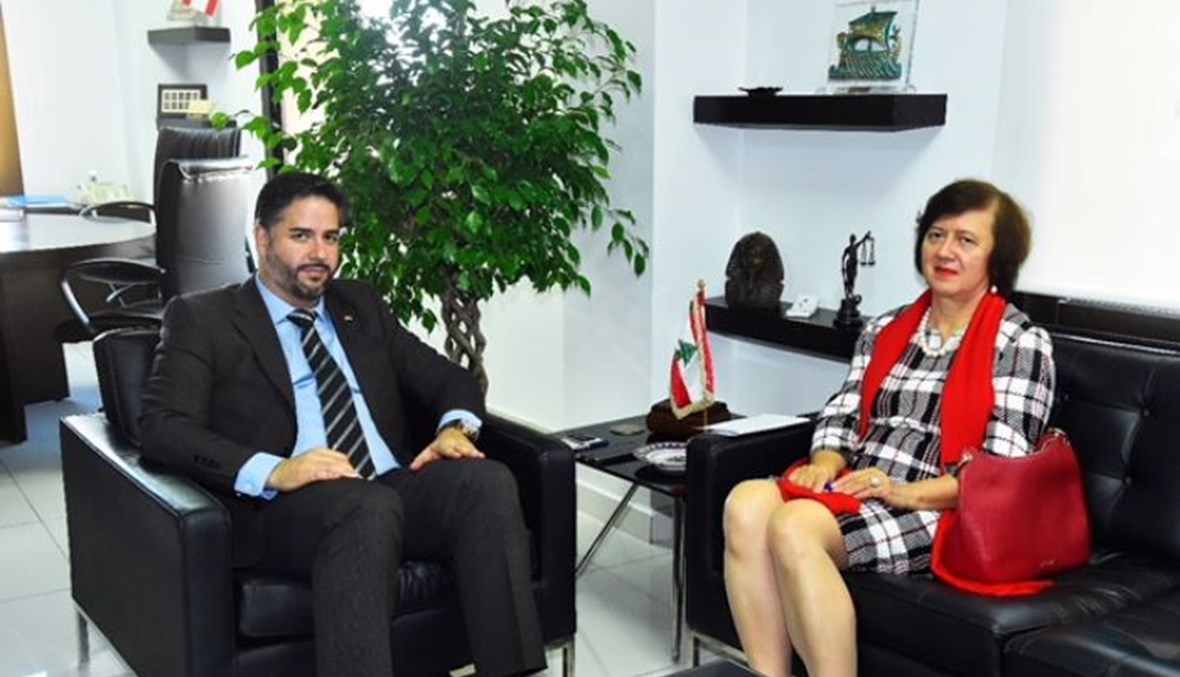 وزير الاقتصاد التقى فرونتسكا... أهمية إجراء الإصلاحات على طاولة البحث