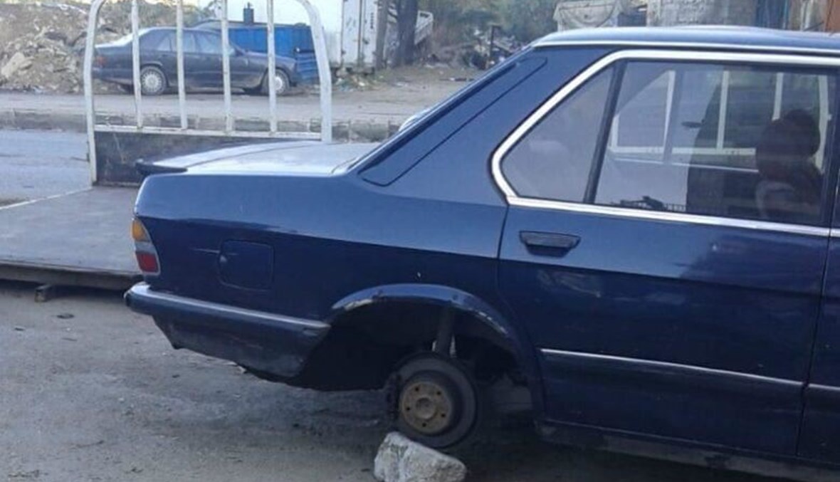 بعد وصول أسعارها إلى مستويات مرتفعة... سرقة إطارات السيارات في طرابلس