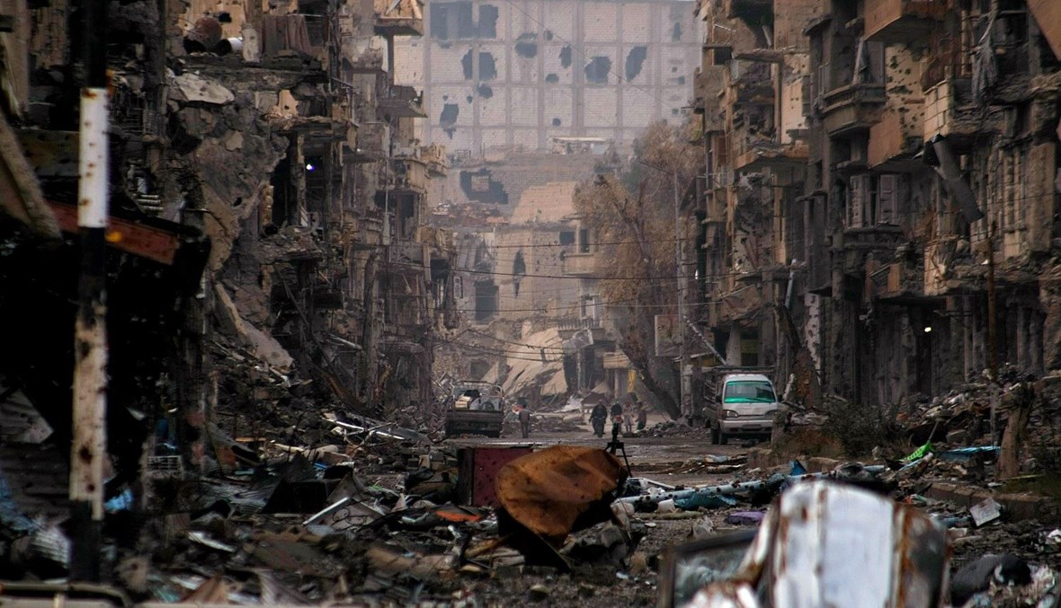 المأساة السورية (أ ف ب).