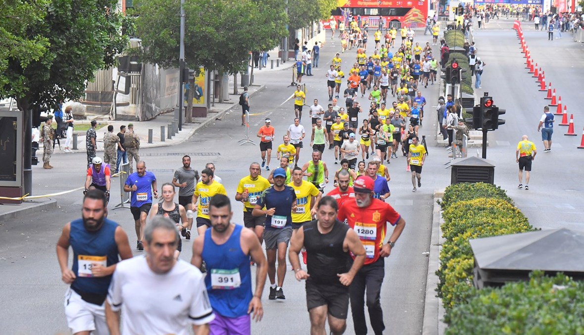 7000 ركضوا في ماراثون بيروت تحت شعار "الأمل للبنان"
